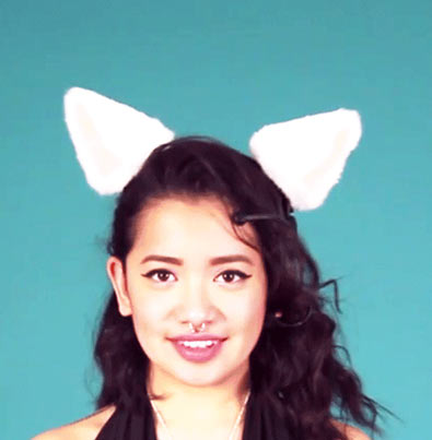 Necomimi girl
